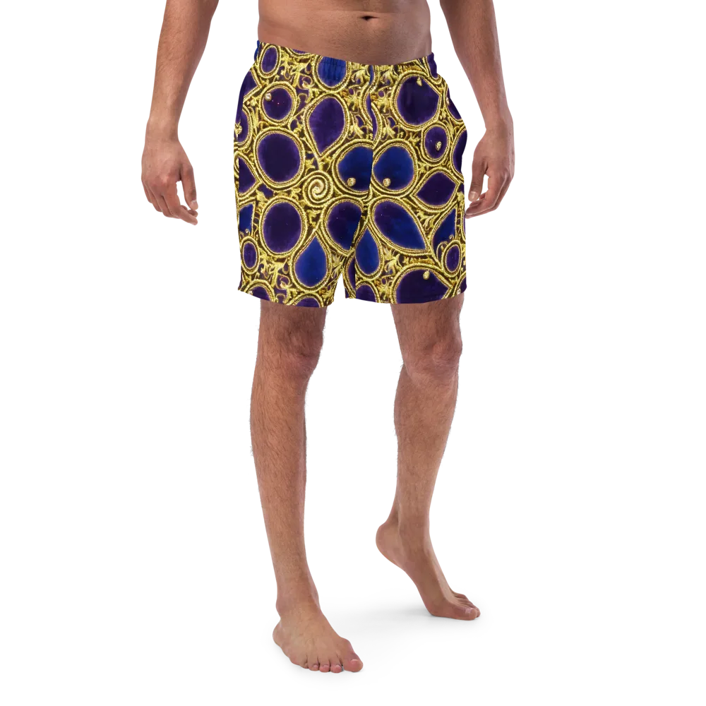 Gilded Midnight on Swim Trunks — Front