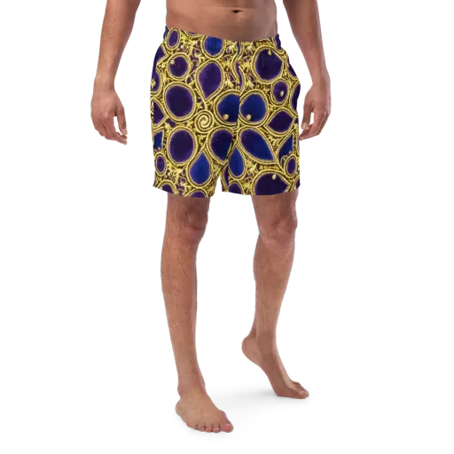 Gilded Midnight on a Swim Trunks