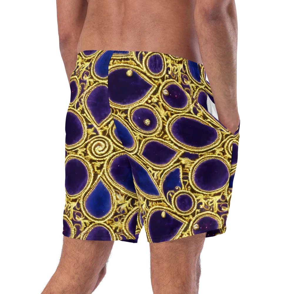 Gilded Midnight on Swim Trunks — Right Back