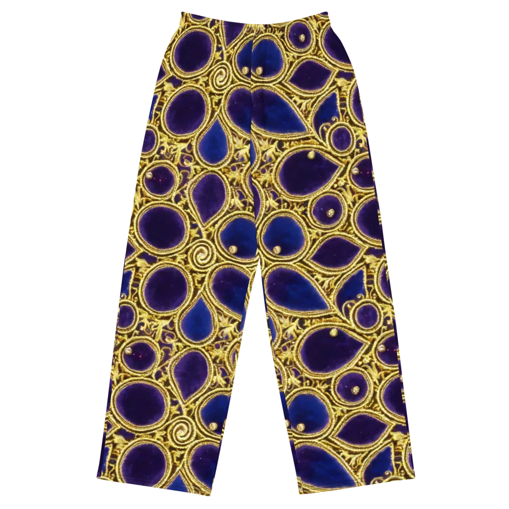 Gilded Midnight on Wide-Leg Pants — Front