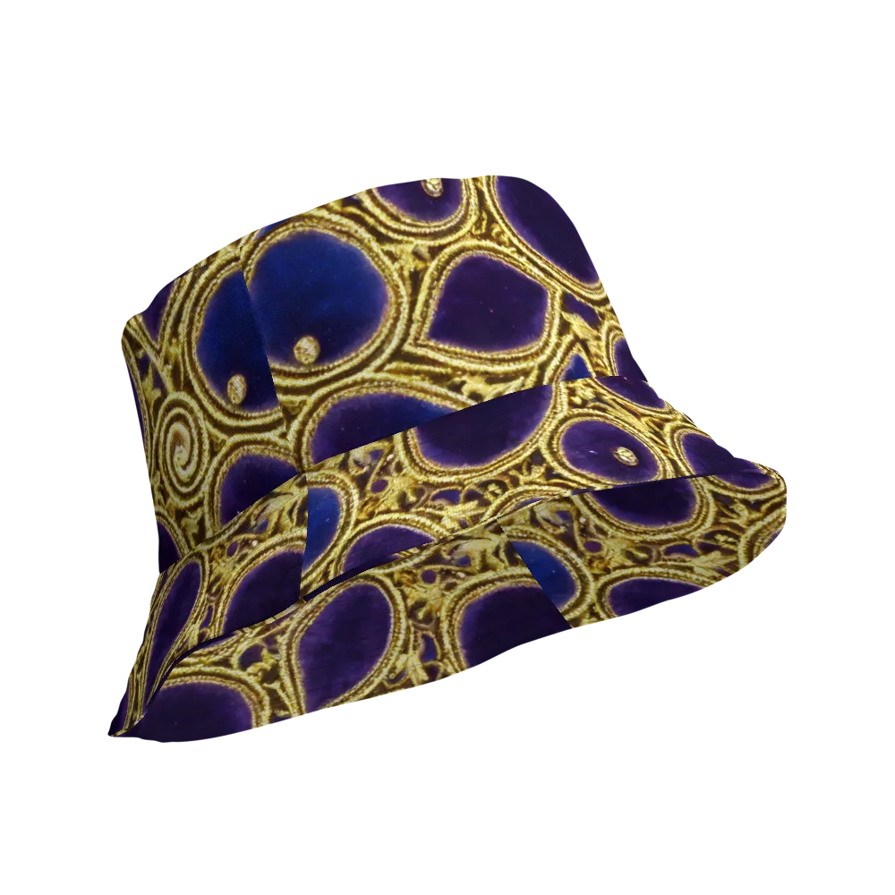 Gilded Midnight on Reversible Bucket Hat — Product details Outside