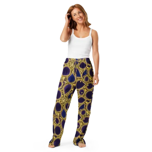 Gilded Midnight on a Women's Pajama Pants