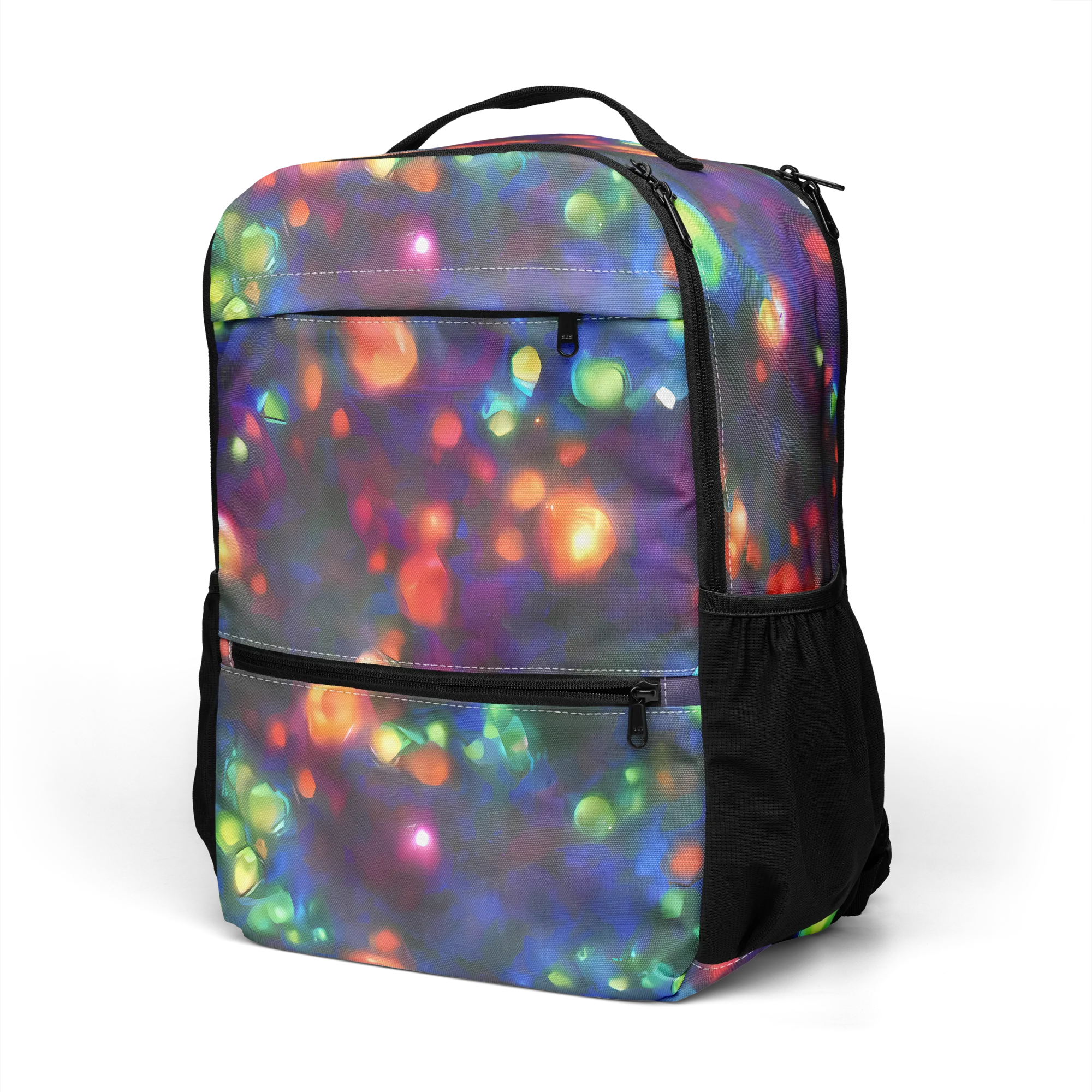 Chromatic Embers on Utility Backpack — Left Front