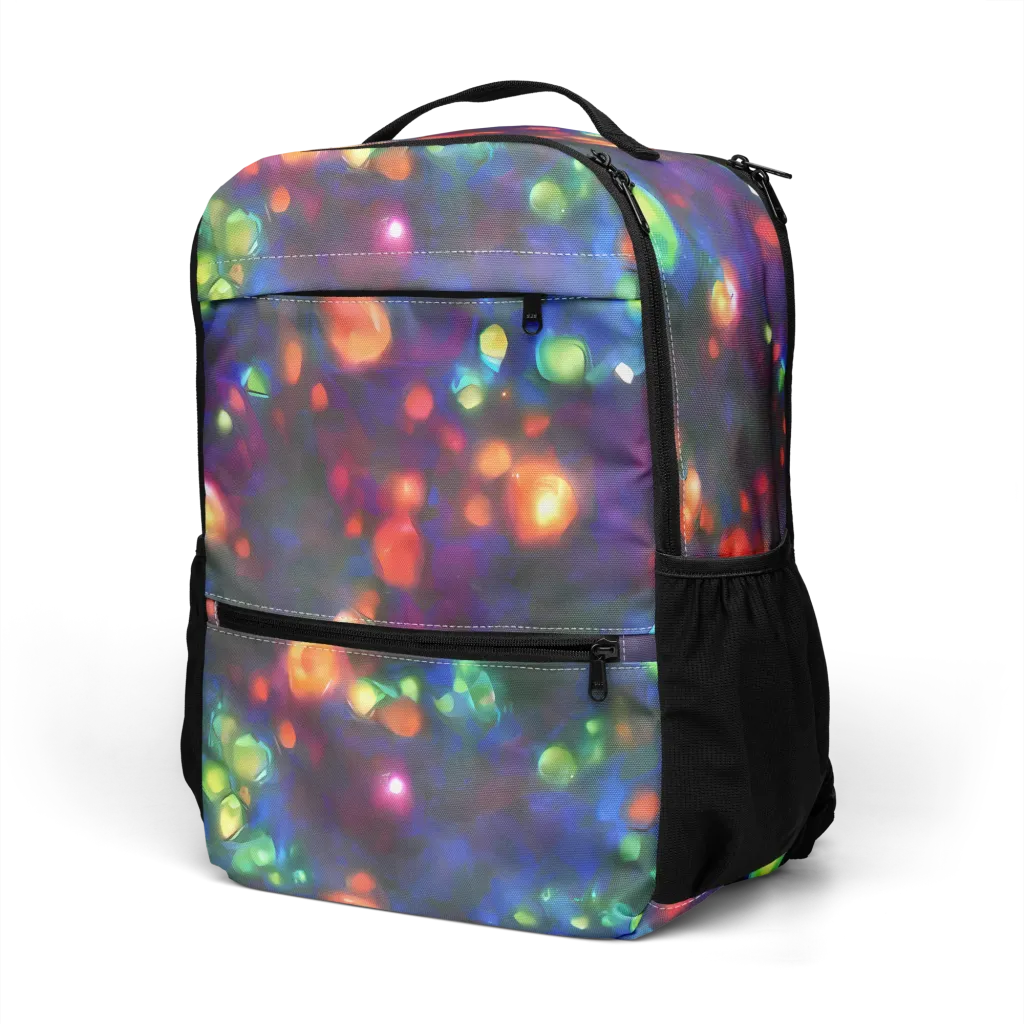 Chromatic Embers on Utility Backpack — Left Front