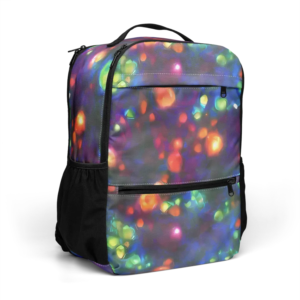 Chromatic Embers on Utility Backpack — Right Front