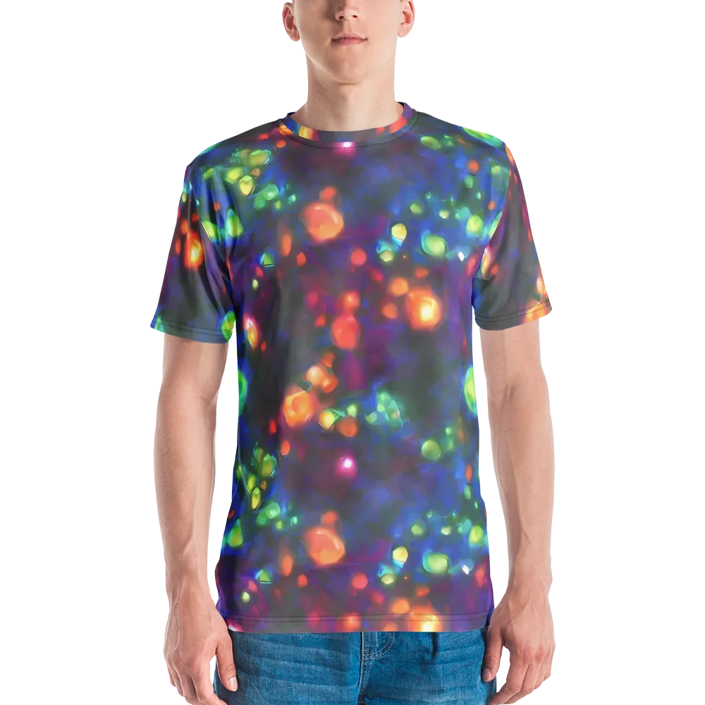 Chromatic Embers on Men's Crew Neck T-Shirt — Front