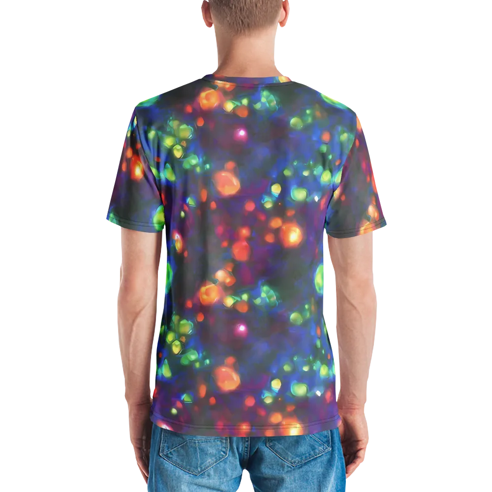 Chromatic Embers on Men's Crew Neck T-Shirt — Back
