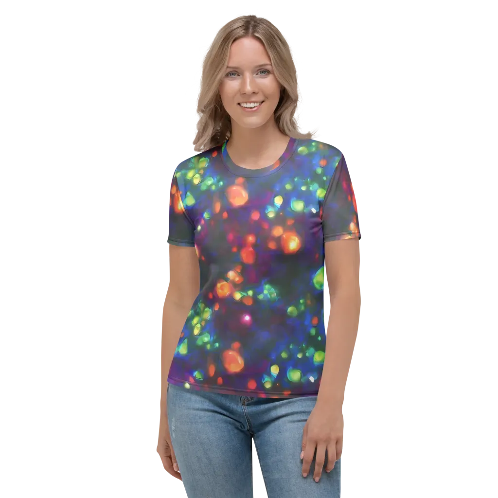 Chromatic Embers on Women's Crew Neck T-Shirt — Front