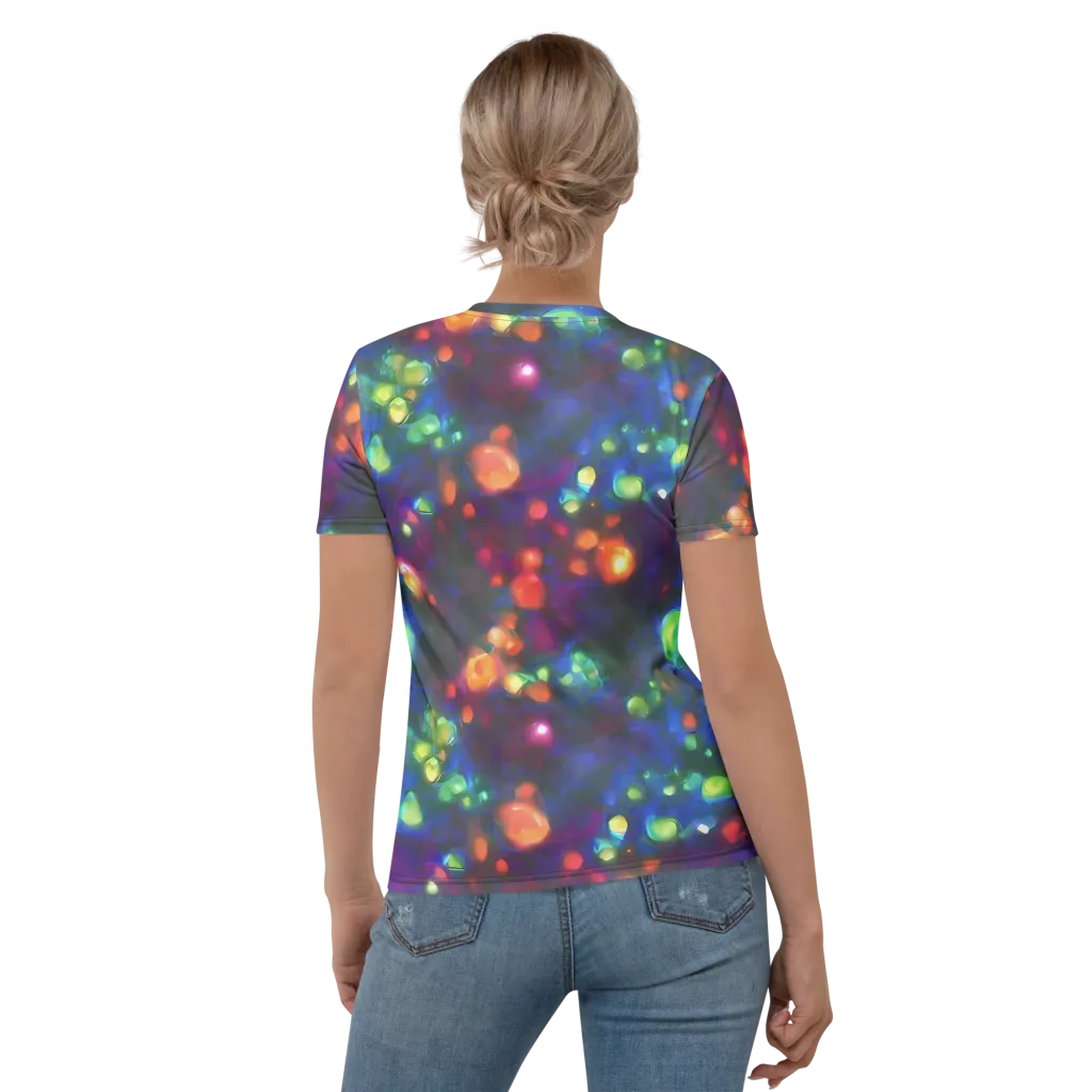 Chromatic Embers on Women's Crew Neck T-Shirt — Back