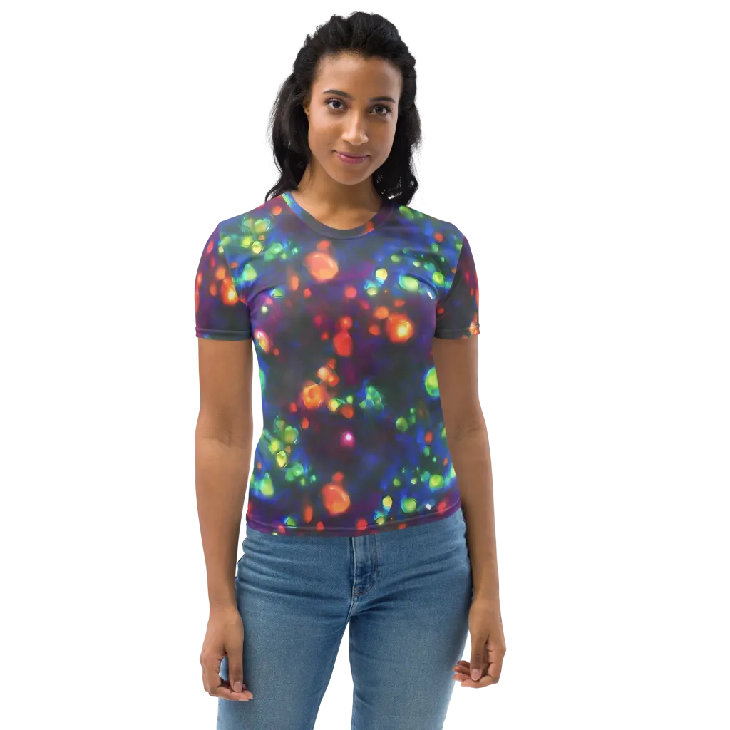 Chromatic Embers on Women's Crew Neck T-Shirt — Front