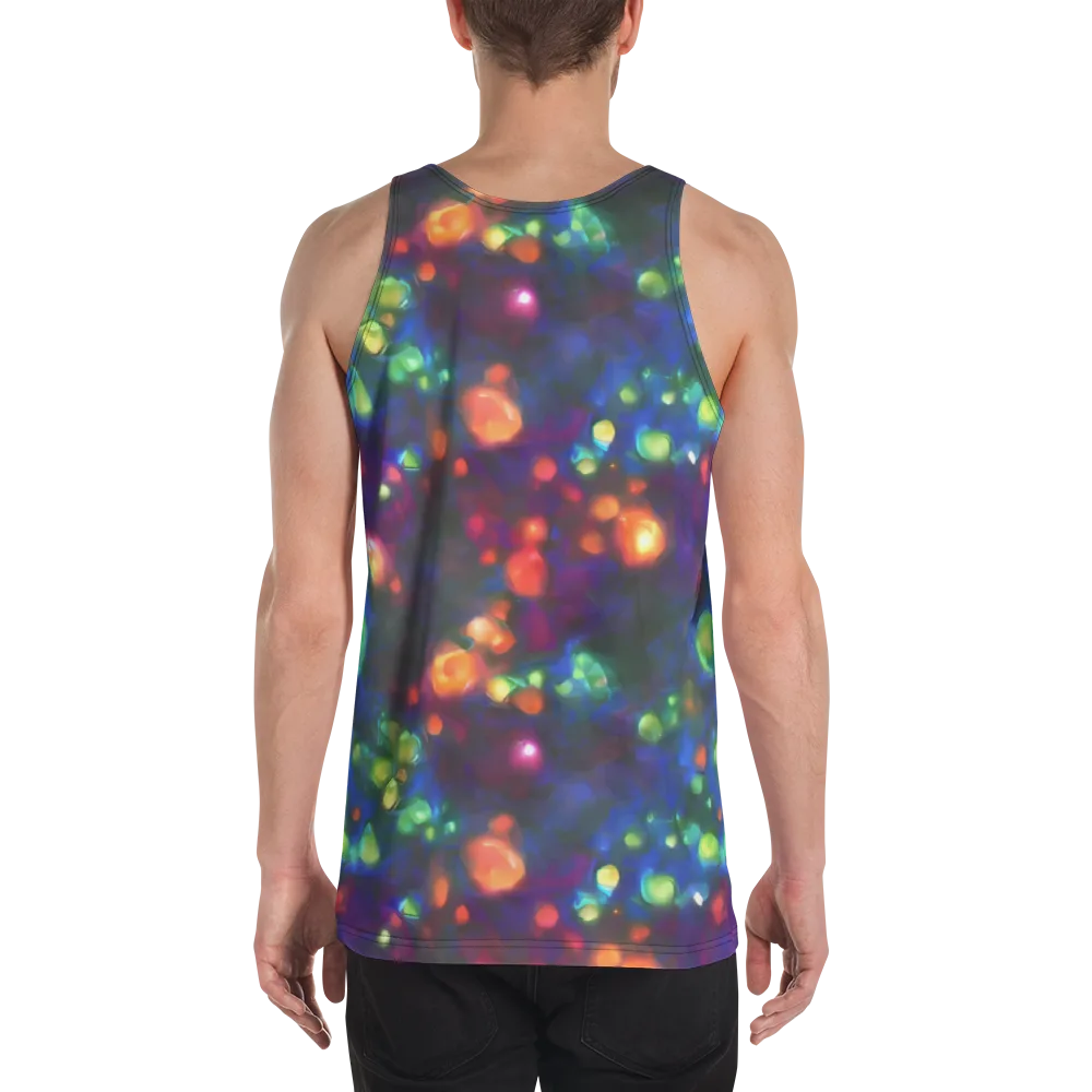 Chromatic Embers on Men's Tank Top — Back