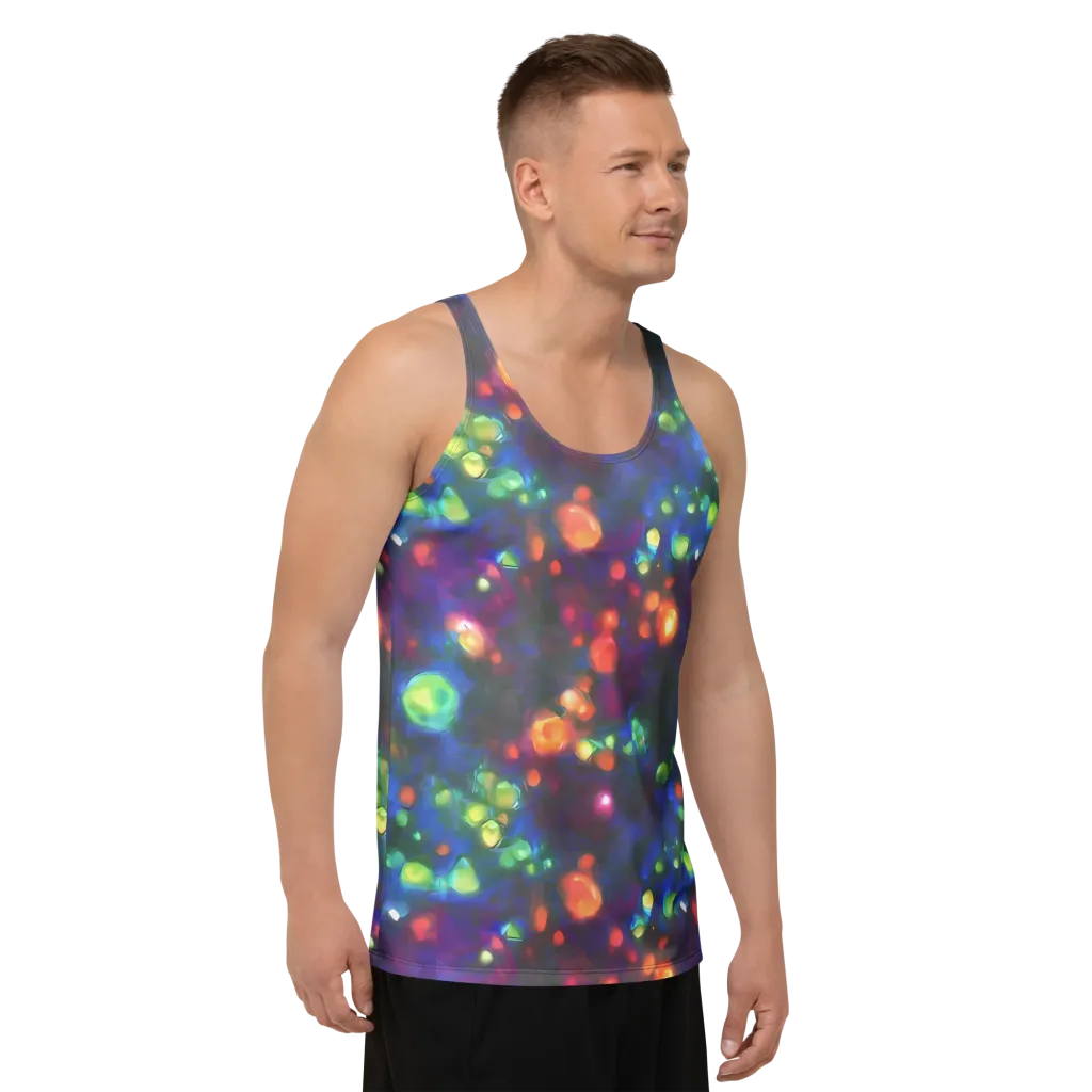 Chromatic Embers on Men's Tank Top — Right Front