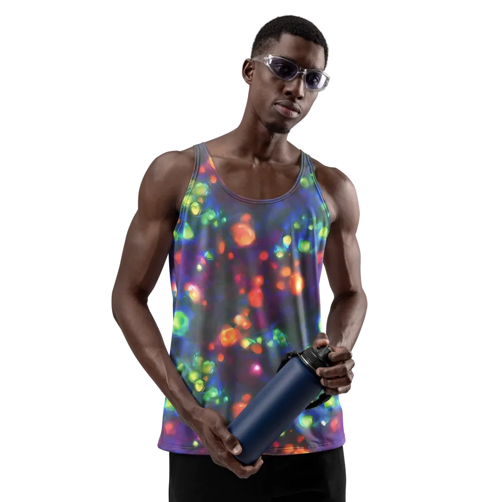 Chromatic Embers on Men's Tank Top — Front