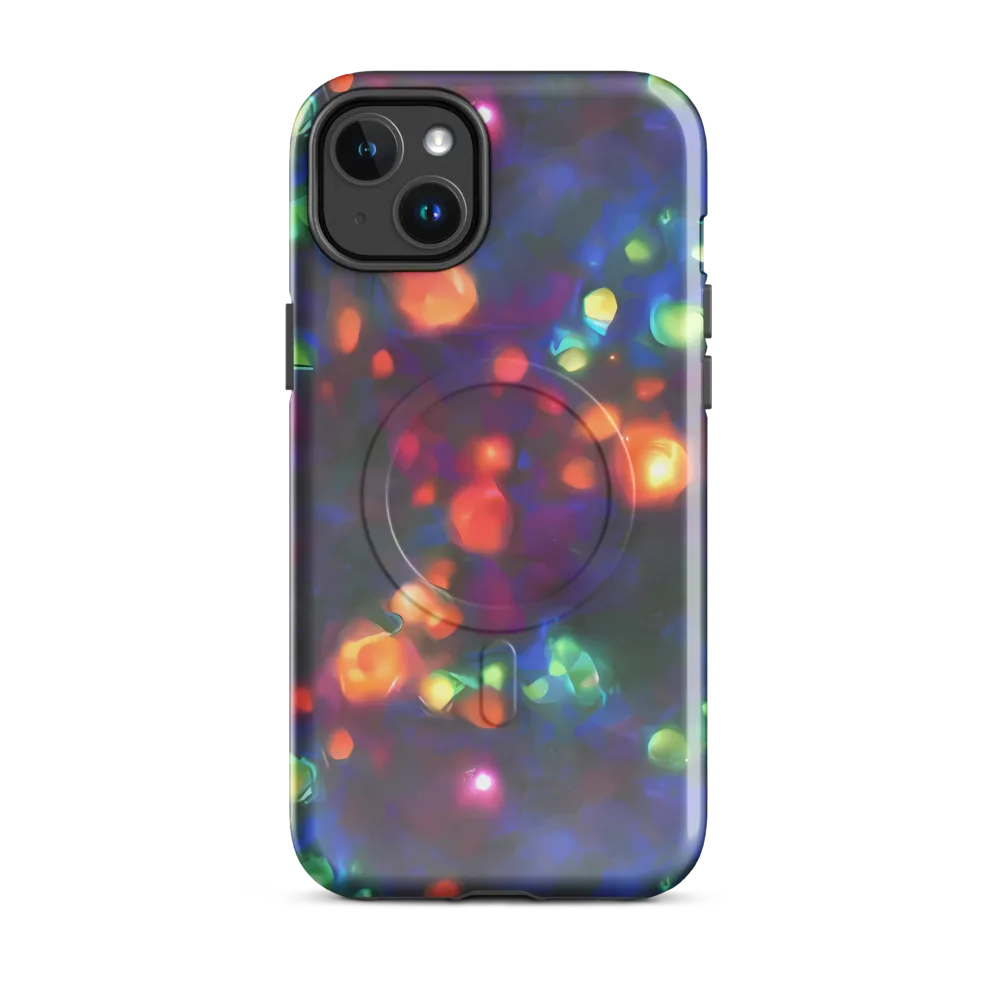 Chromatic Embers on MagSafe Tough Case for iPhone® — Front