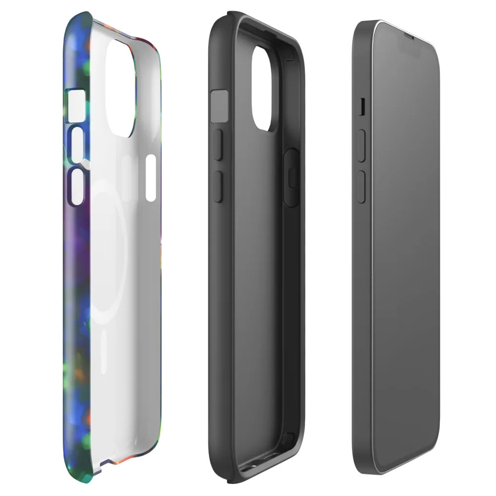 Chromatic Embers on MagSafe Tough Case for iPhone® — Front