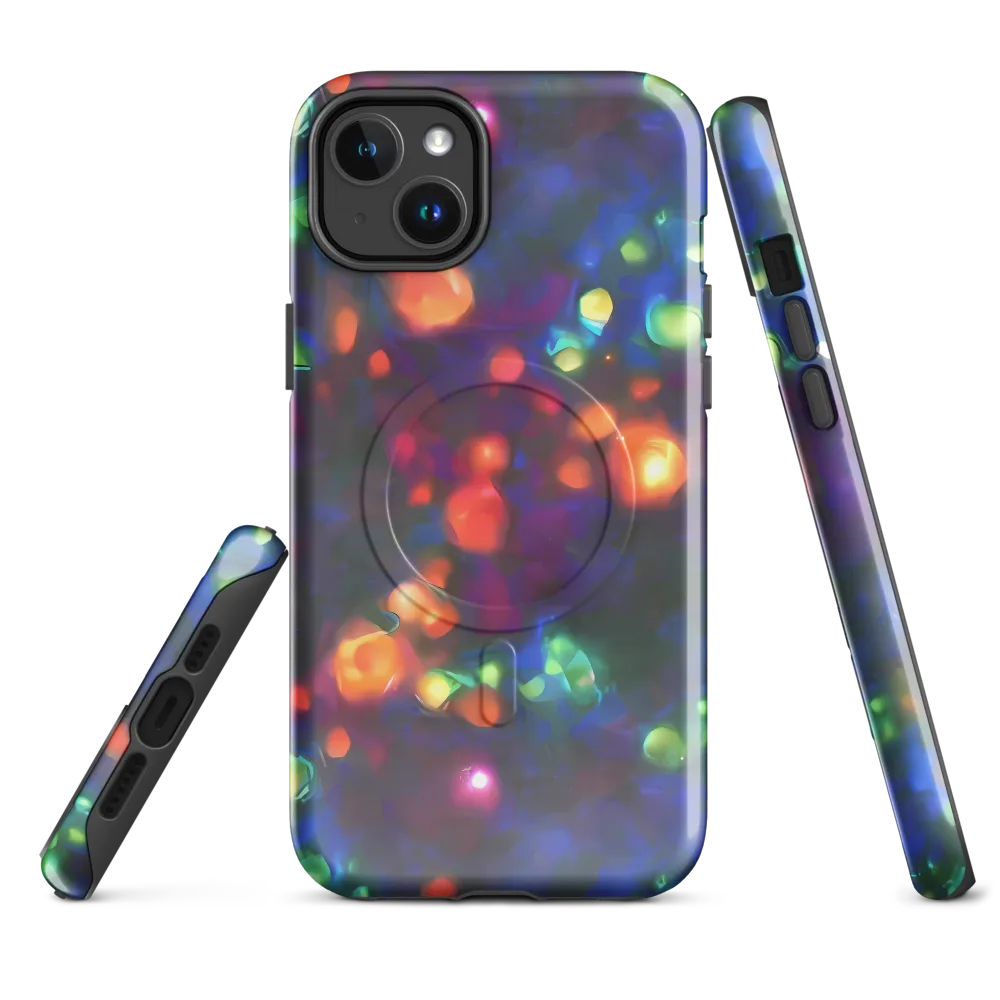 Chromatic Embers on MagSafe Tough Case for iPhone® — Front