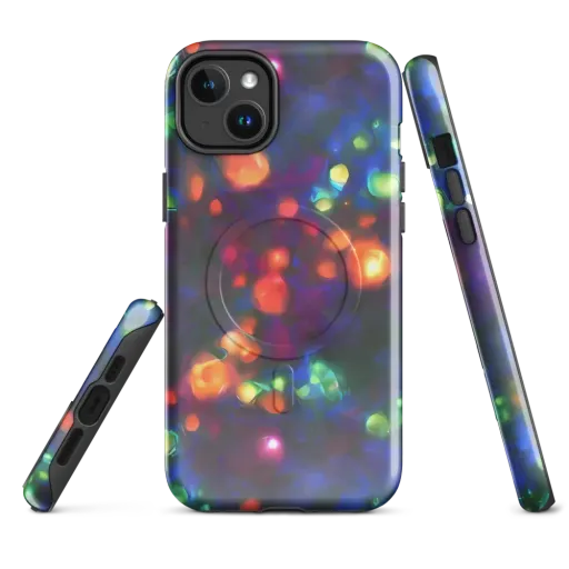 Chromatic Embers on a MagSafe Tough Case for iPhone®