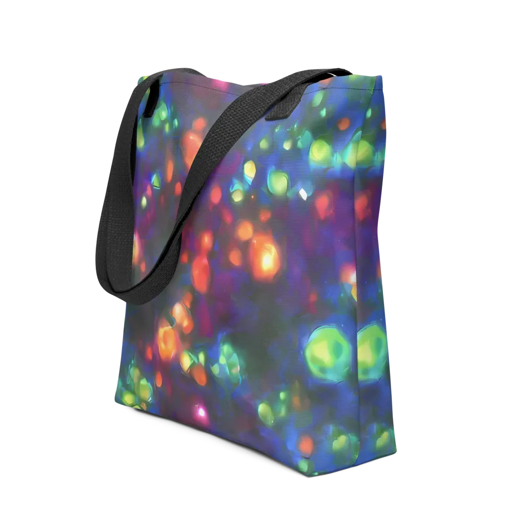 Chromatic Embers on Tote Bag — Front