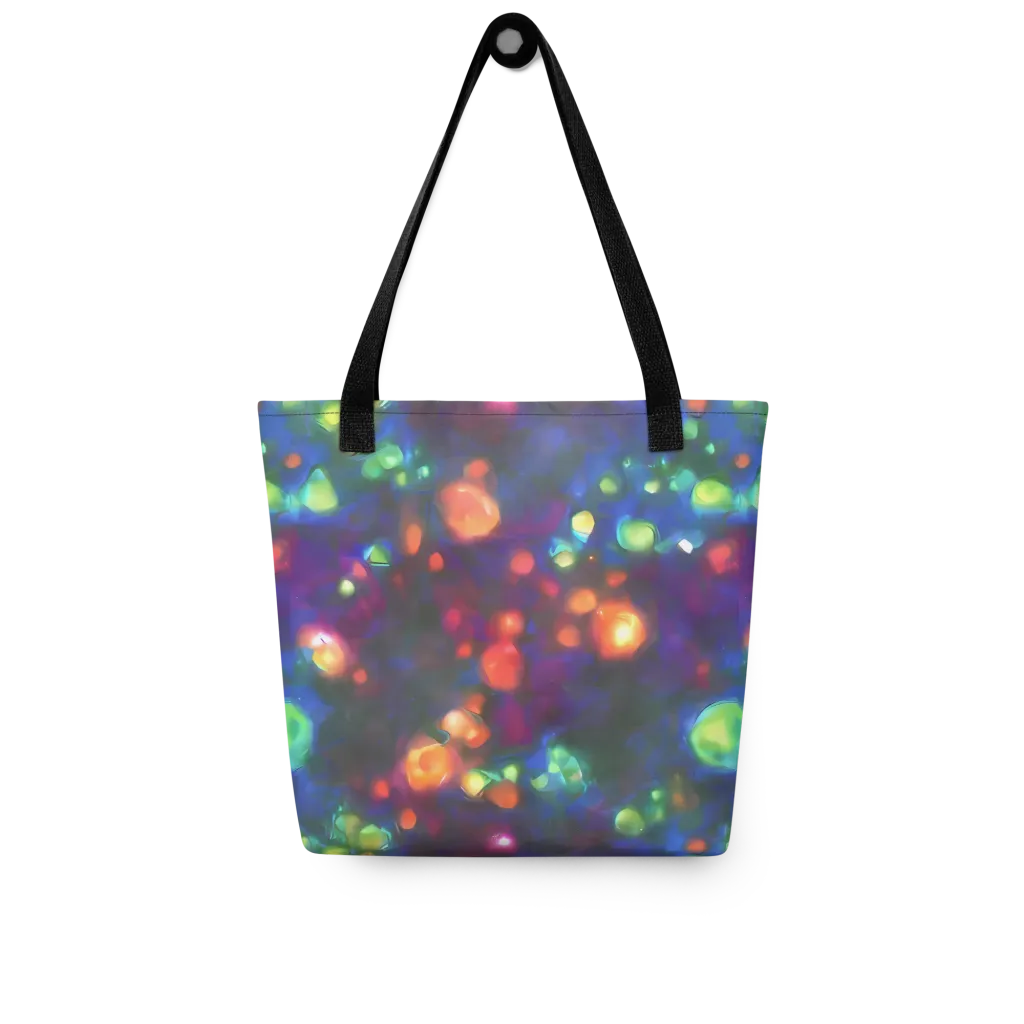 Chromatic Embers on Tote Bag — Front