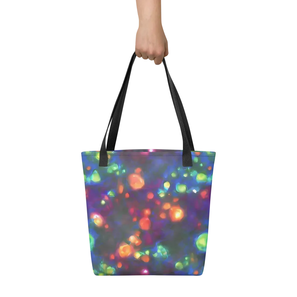 Chromatic Embers on Tote Bag — Front
