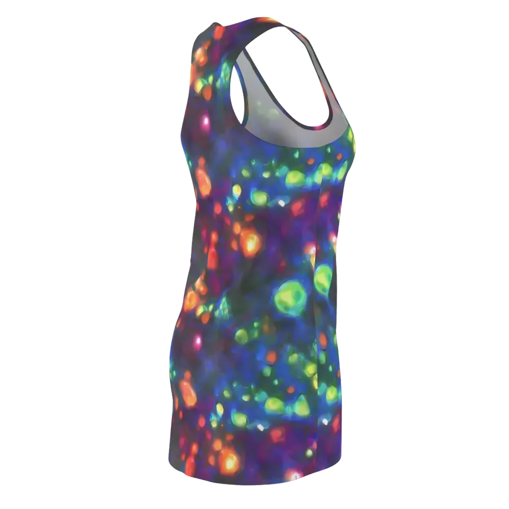 Chromatic Embers on Racerback Dress — Back Side