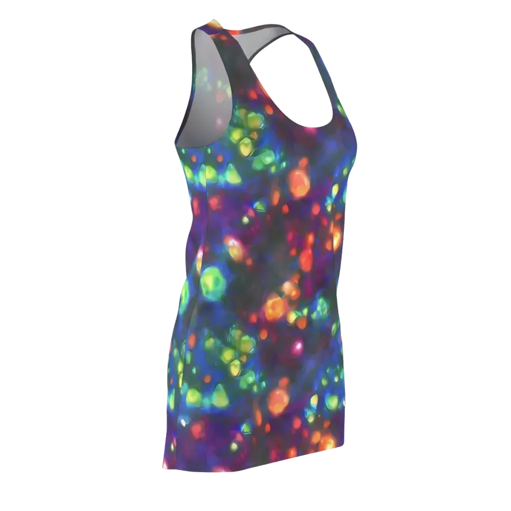 Chromatic Embers on Racerback Dress — Front Side