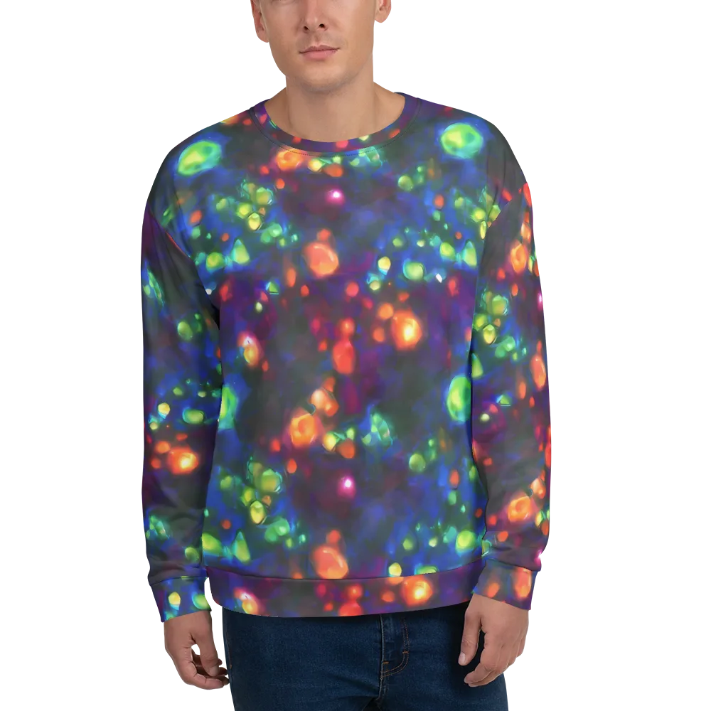Chromatic Embers on Sweatshirt — Front