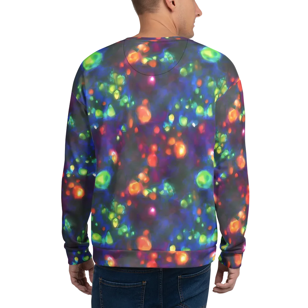 Chromatic Embers on Sweatshirt — Back
