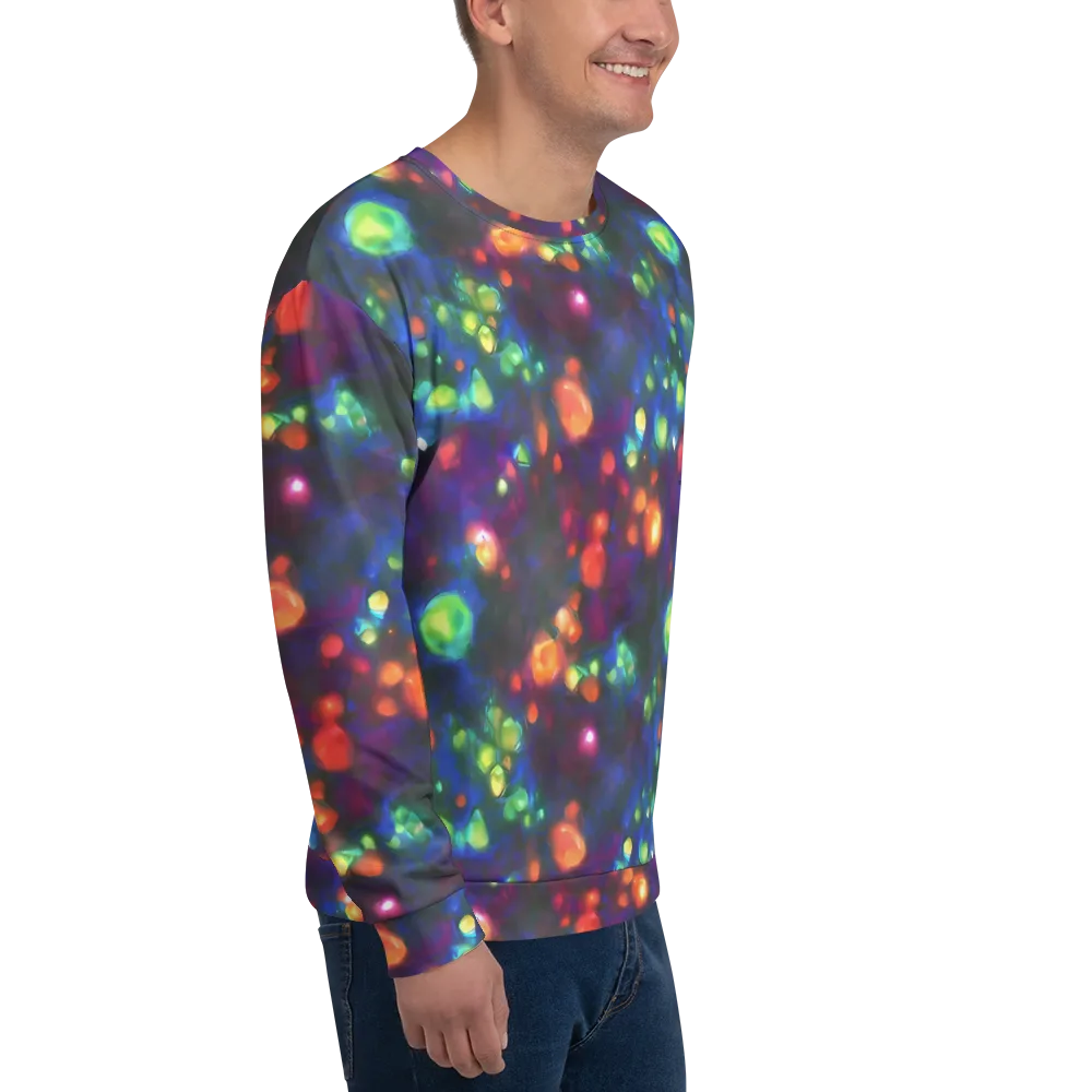 Chromatic Embers on Sweatshirt — Right Front