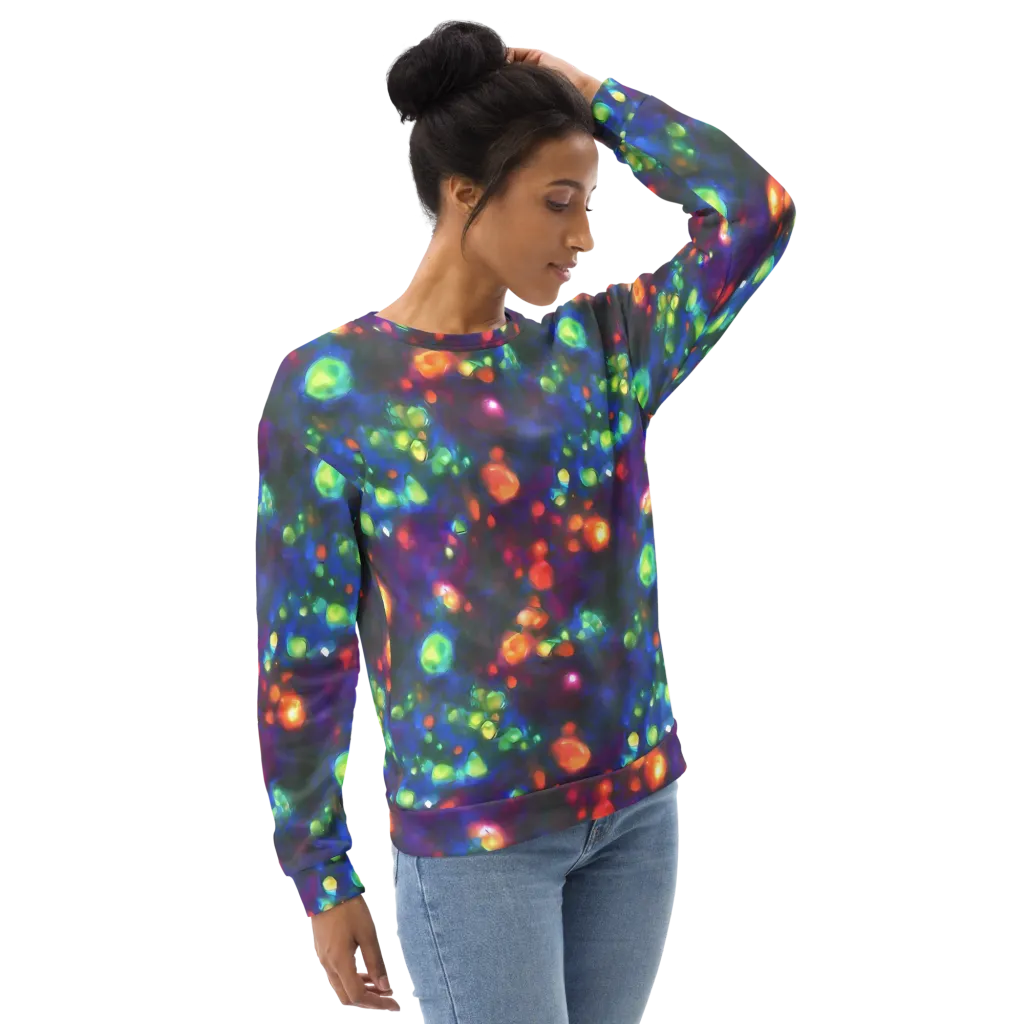 Chromatic Embers on Sweatshirt — Right Front