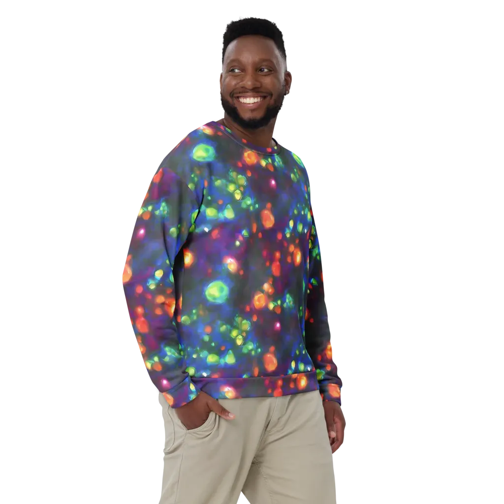 Chromatic Embers on Sweatshirt — Front