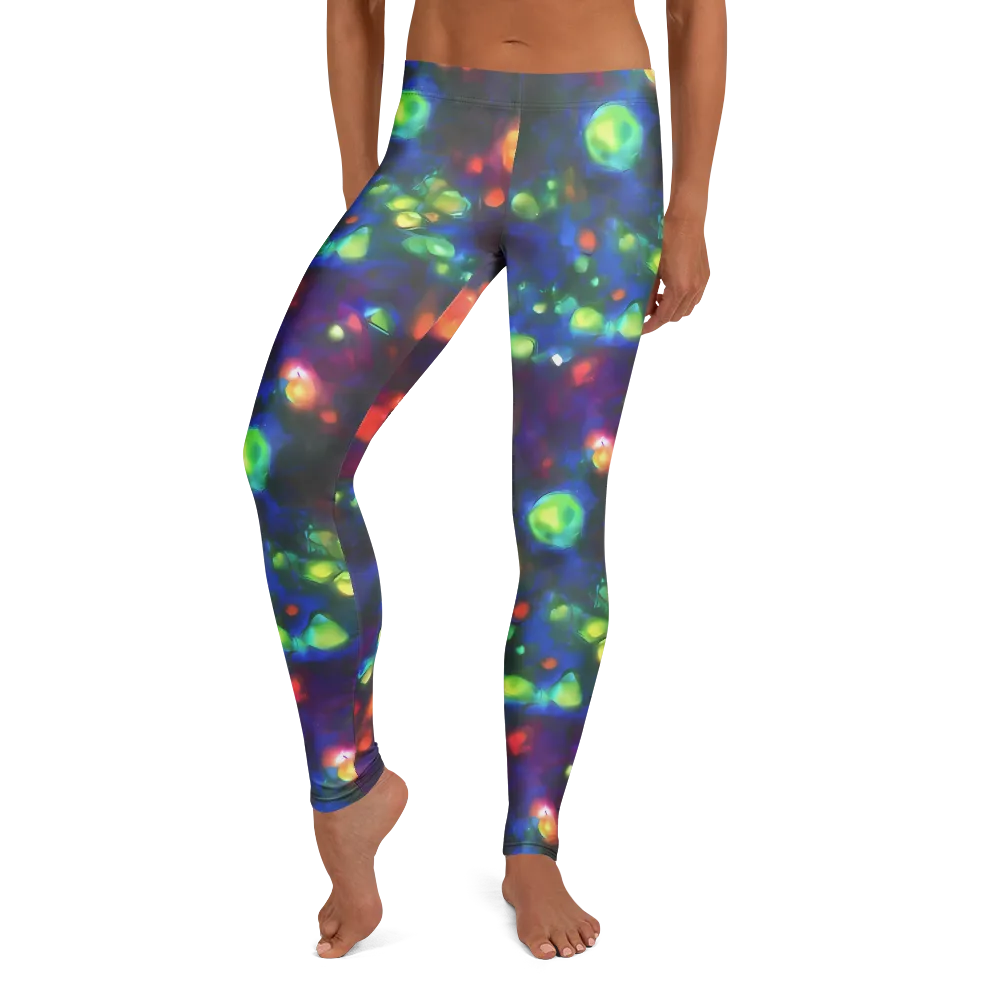 Chromatic Embers on Leggings — Front