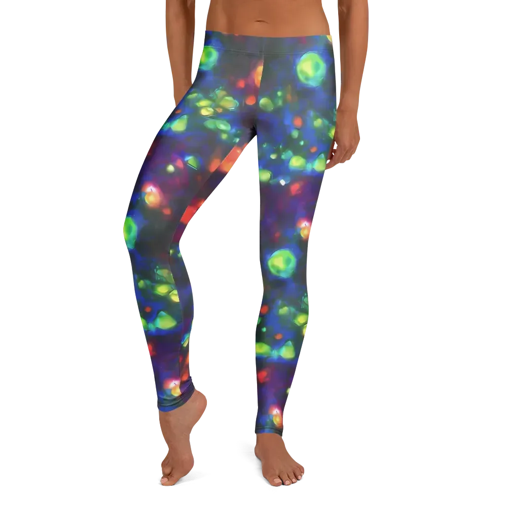 Chromatic Embers on Leggings — Front