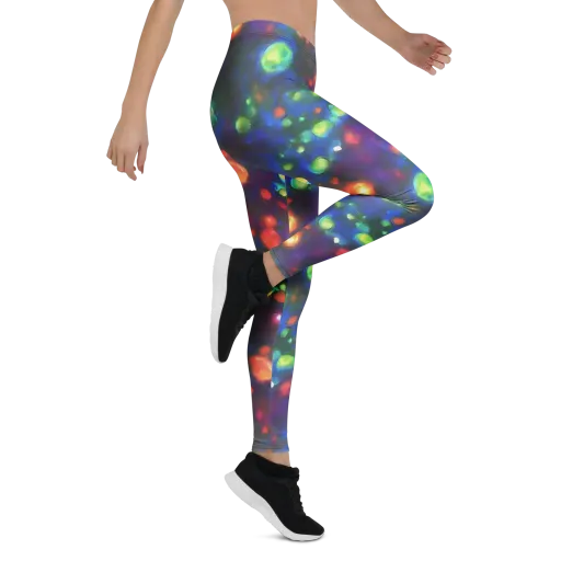 Chromatic Embers on a Leggings