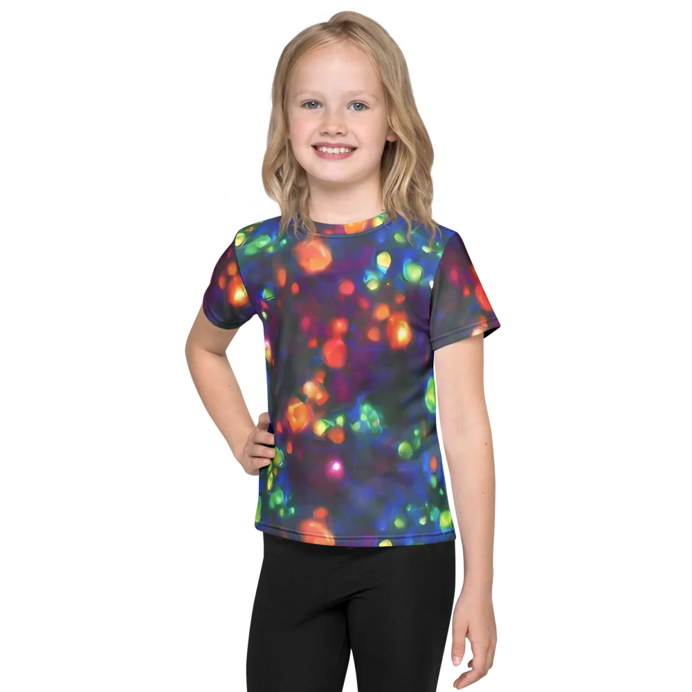 Chromatic Embers on Kids Crew Neck T-Shirt — Front