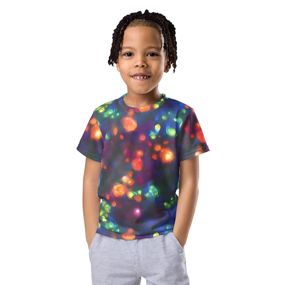 Chromatic Embers on Kids Crew Neck T-Shirt — Front