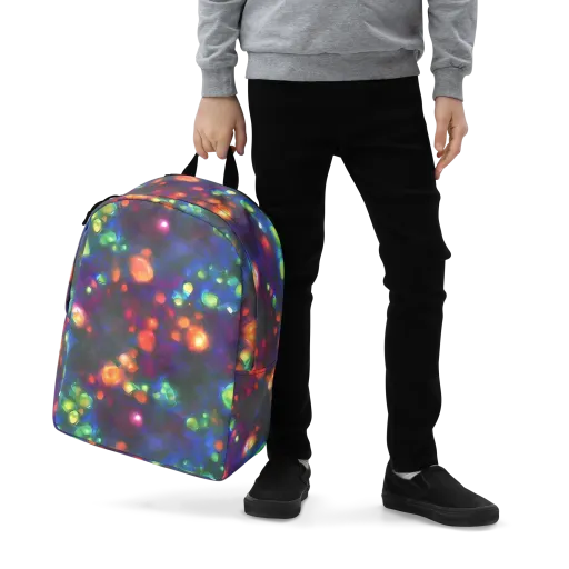 Chromatic Embers on a Minimalist Backpack