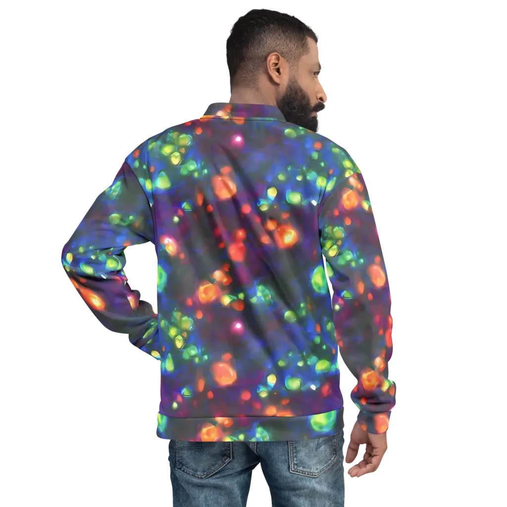 Chromatic Embers on Bomber Jacket — Back
