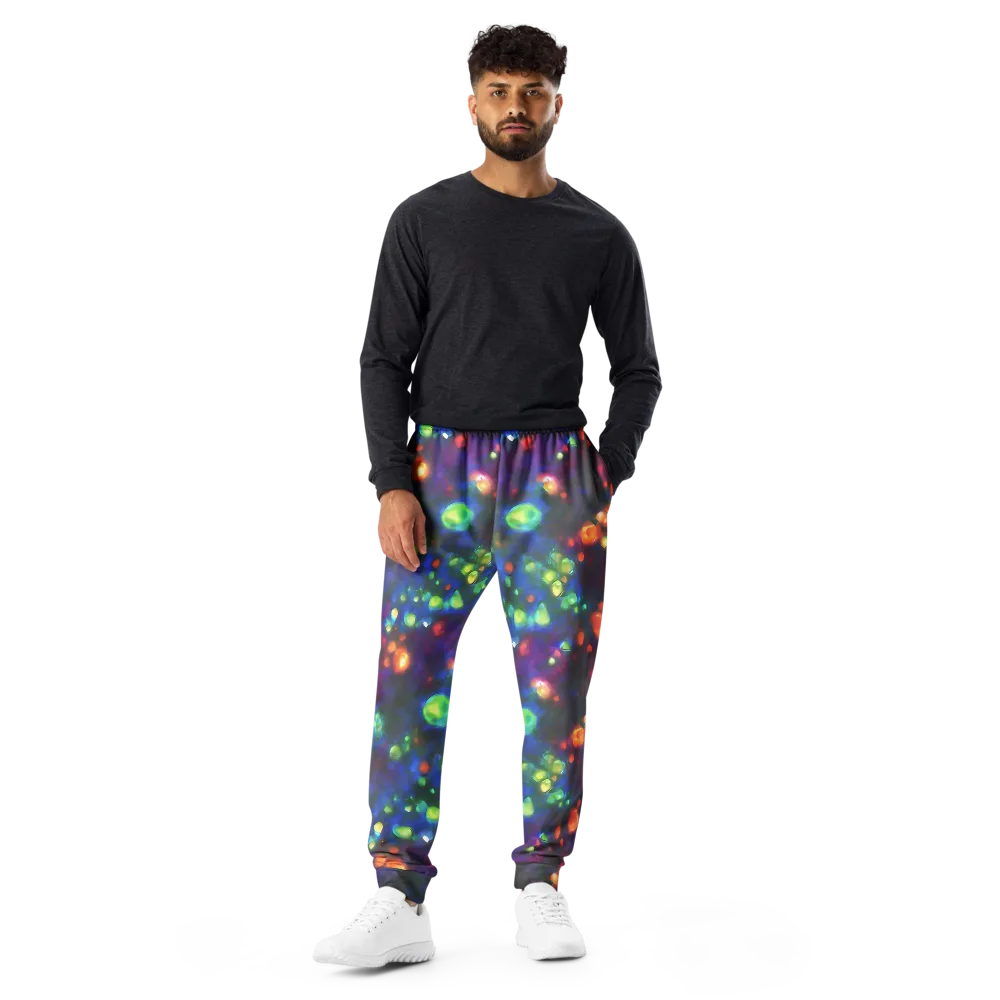 Chromatic Embers on Men's Joggers — Front