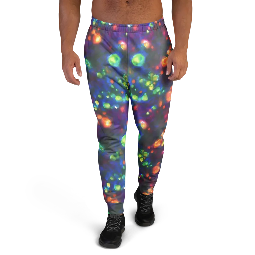 Chromatic Embers on Men's Joggers — Front