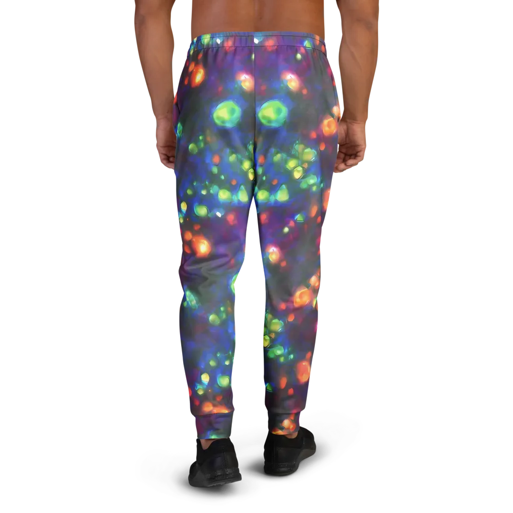 Chromatic Embers on Men's Joggers — Back