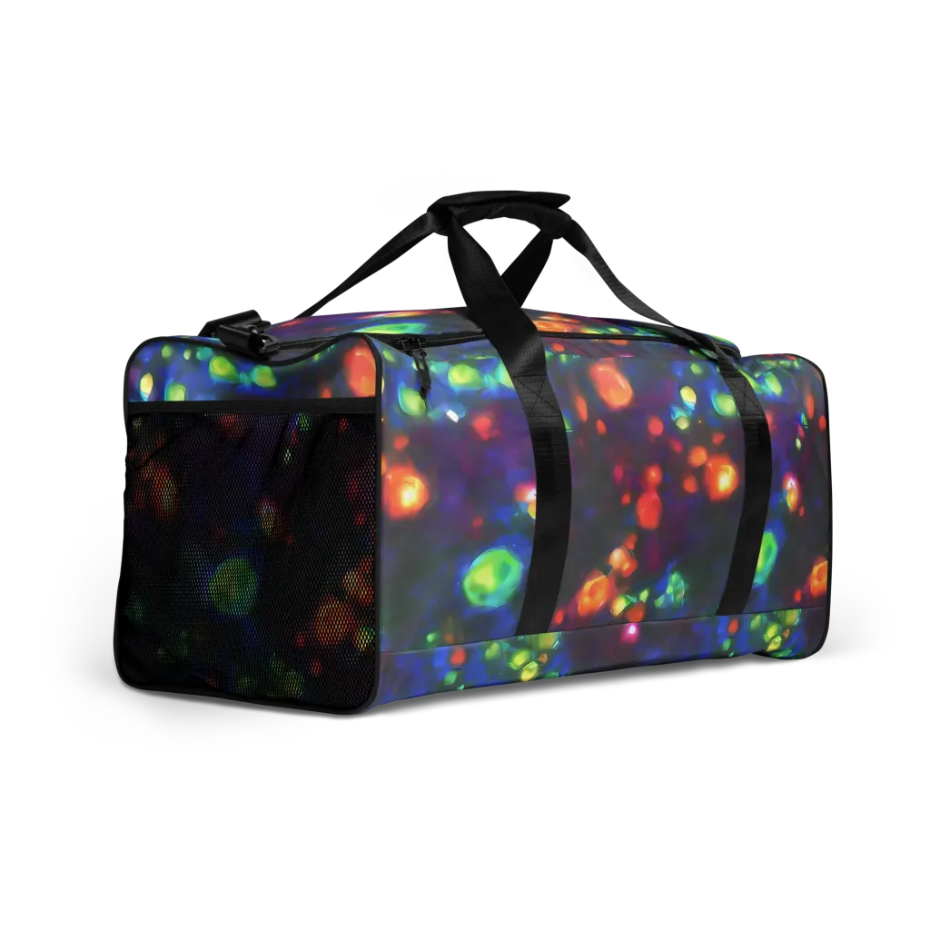 Chromatic Embers on Duffle Bag — Right Front