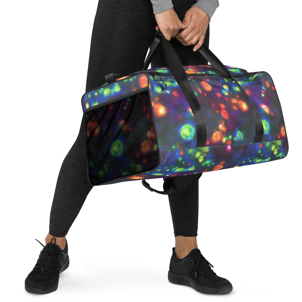 Chromatic Embers on Duffle Bag — Right Front