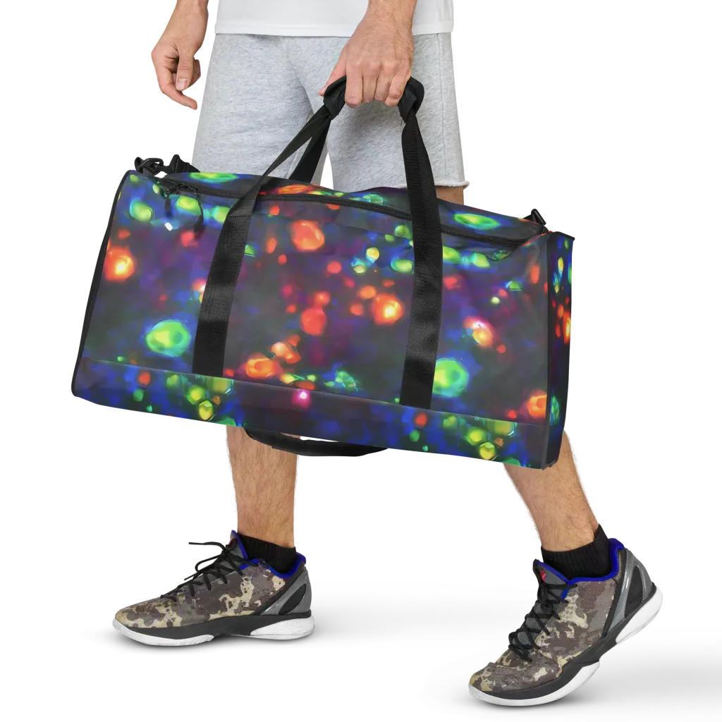 Chromatic Embers on Duffle Bag — Front