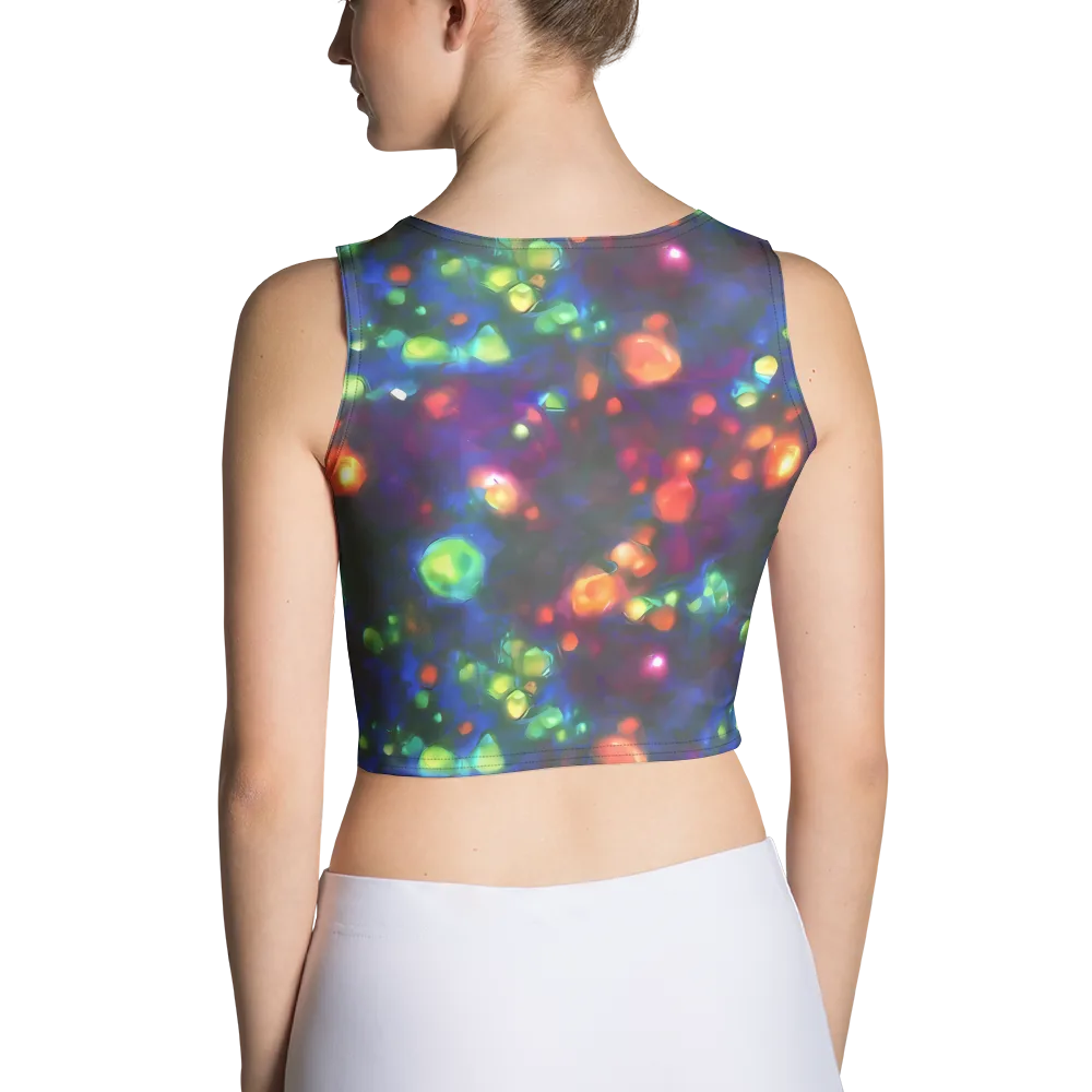 Chromatic Embers on Crop Top — Back