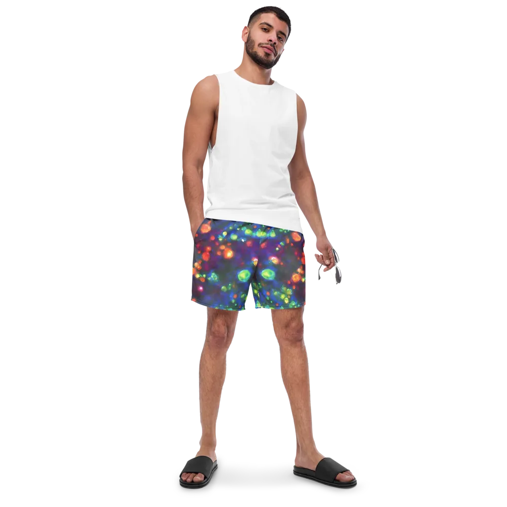 Chromatic Embers on Swim Trunks — Front
