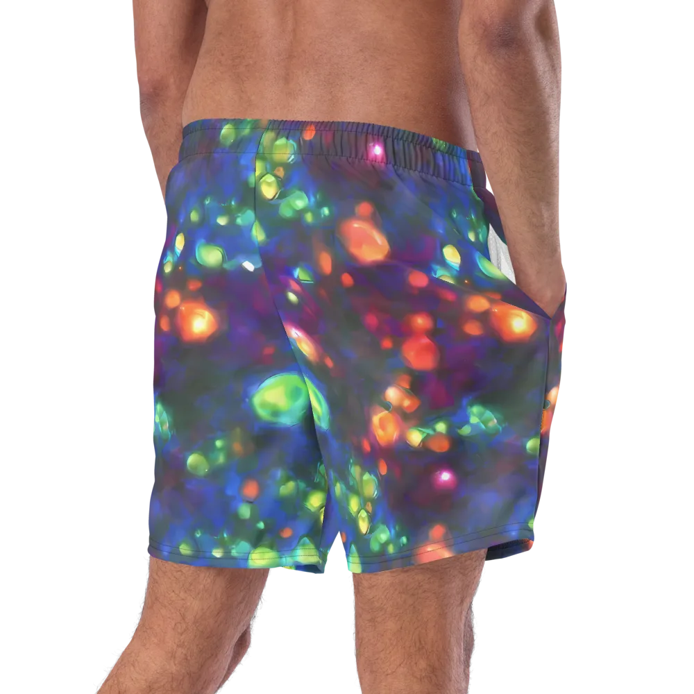Chromatic Embers on Swim Trunks — Right Back