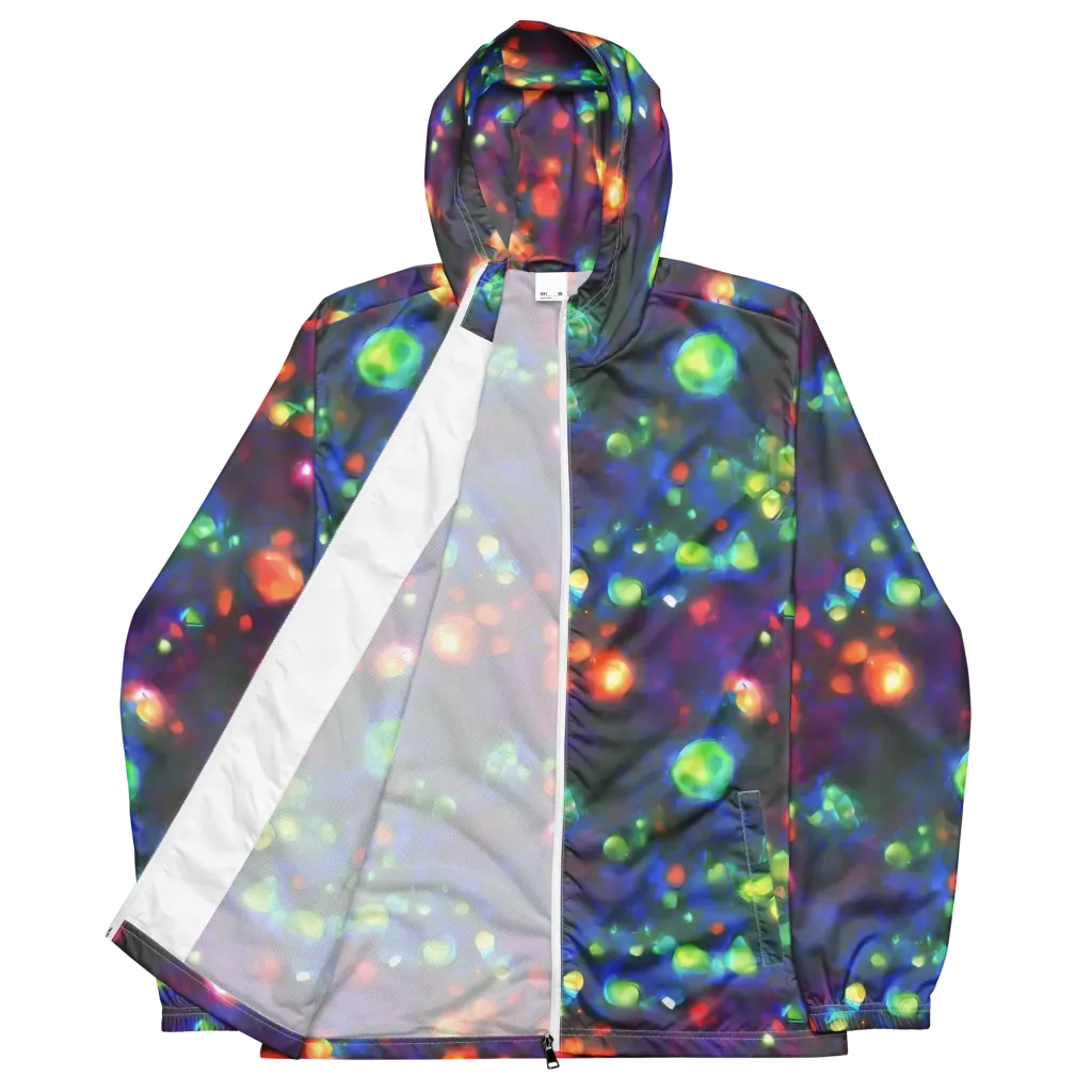 Chromatic Embers on Men's Windbreaker — Front
