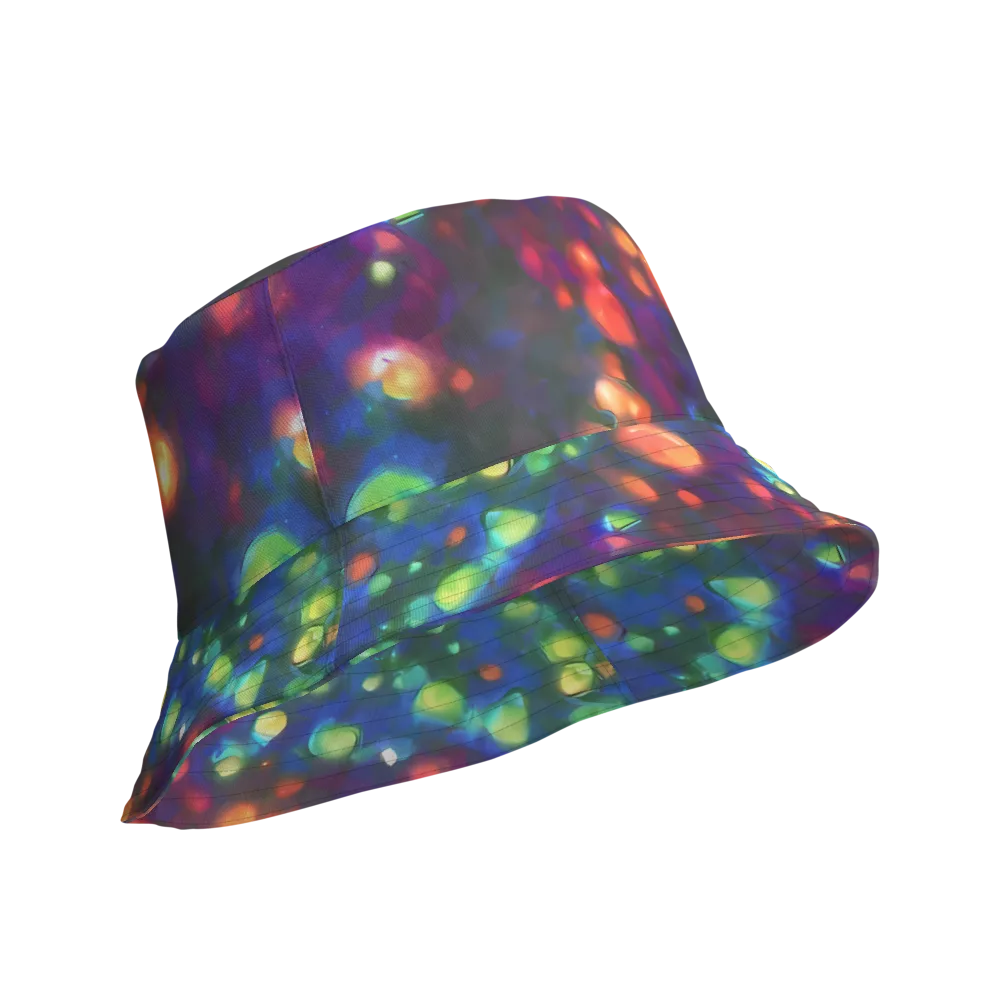 Chromatic Embers on Reversible Bucket Hat — Product details Outside