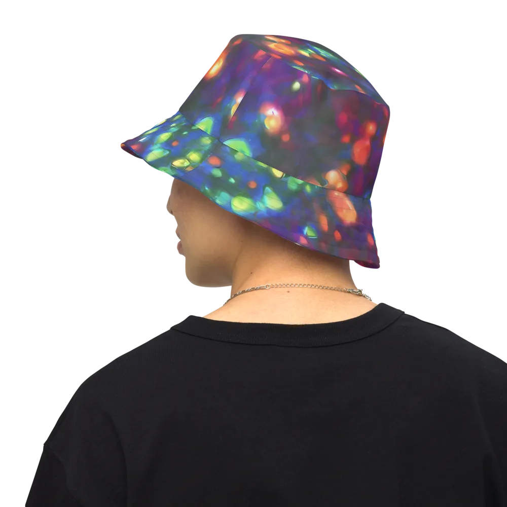 Chromatic Embers on Reversible Bucket Hat — Back Inside